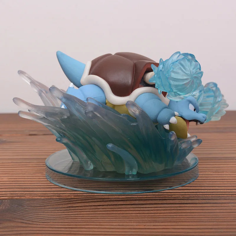 Pokemon 14CM Blastoise Anime Figures PVC Model for Car Desktop Ornament Car Interior Decoration Toys Birthday Gift For Children