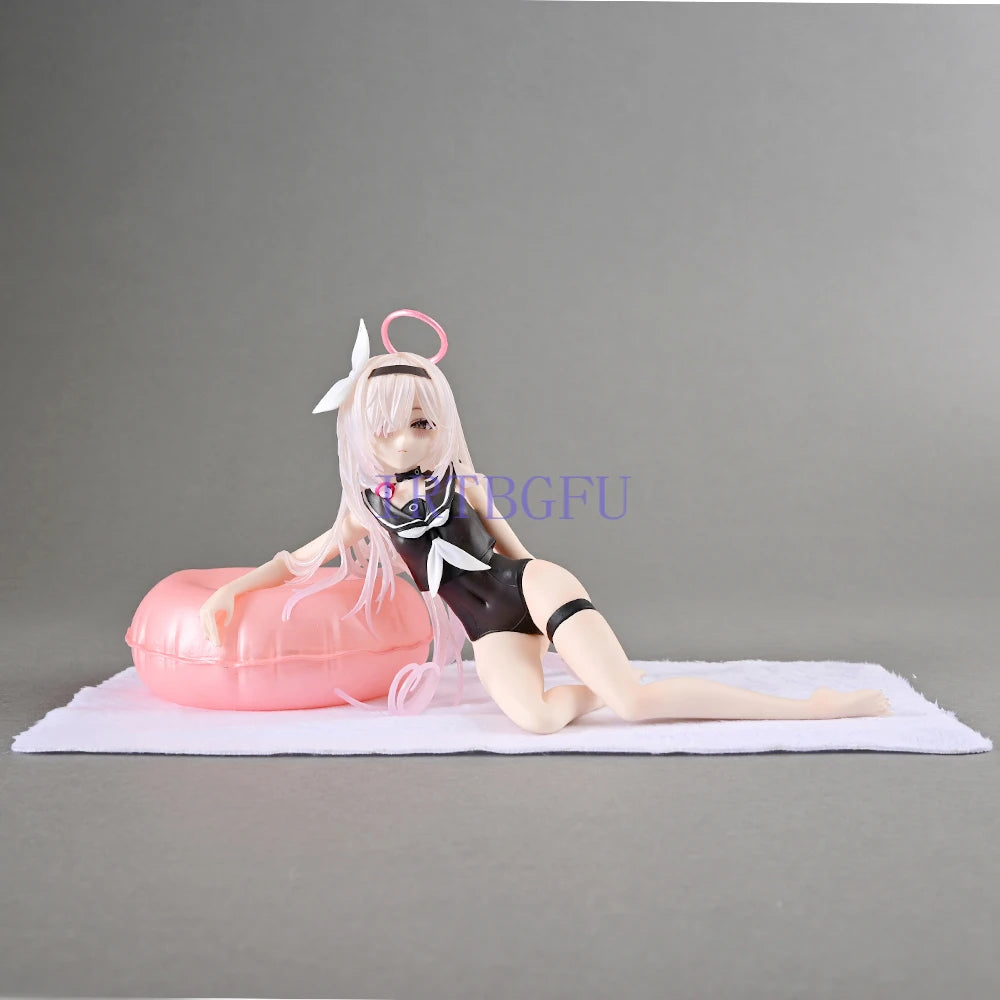 12cm Arona And Plana Swimsuit Blue Archive Girls Toys Chinese Anime Figures PVC Action Figure Toy Game Collectible Model Doll