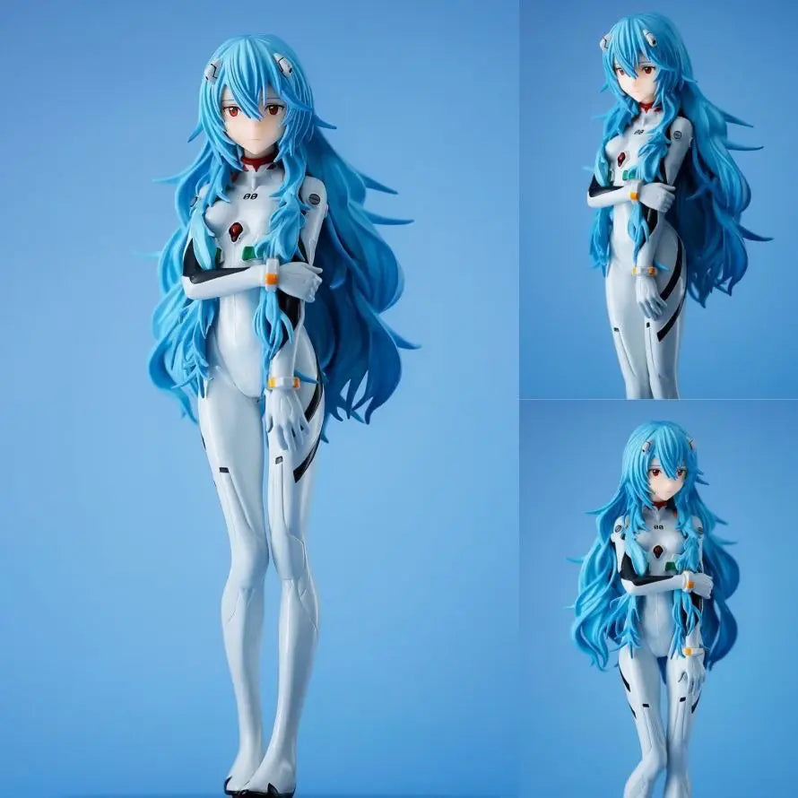 Genesis Evangelion Figure EVA Ayanami Rei Asuka Two-Dimensional Model Chassis Desktop Ornament Gift Doll Toy