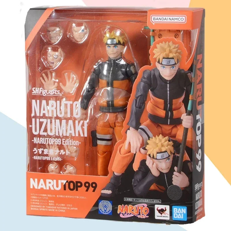 SHF NARUTO UZUMAKI SAGE MODE Anime full Action Figure Finished Model Kit box Toy Gift for kids