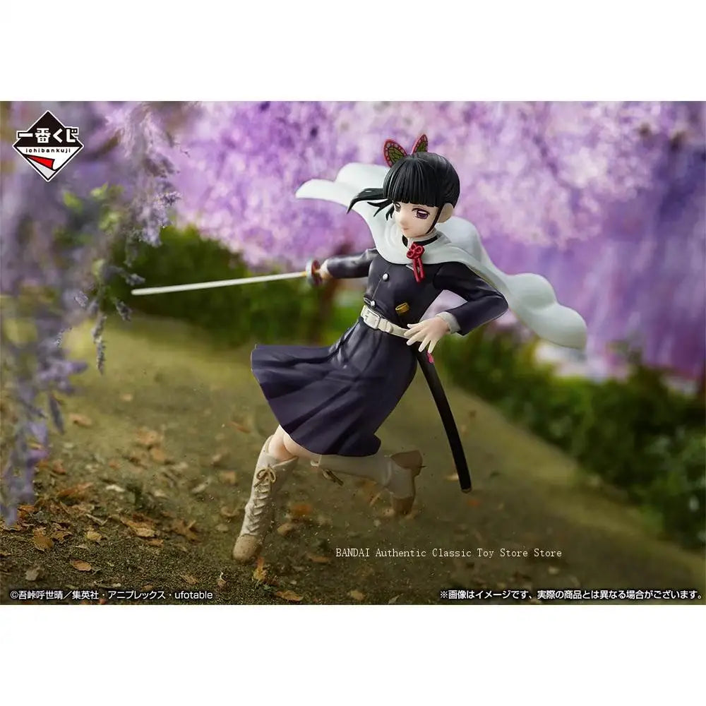 In Stock Original Bandai  Ichibankuji Demon Slayer Move Forward with An Unyielding Heart and Sword Tsuyuri Kanao Figure Anime