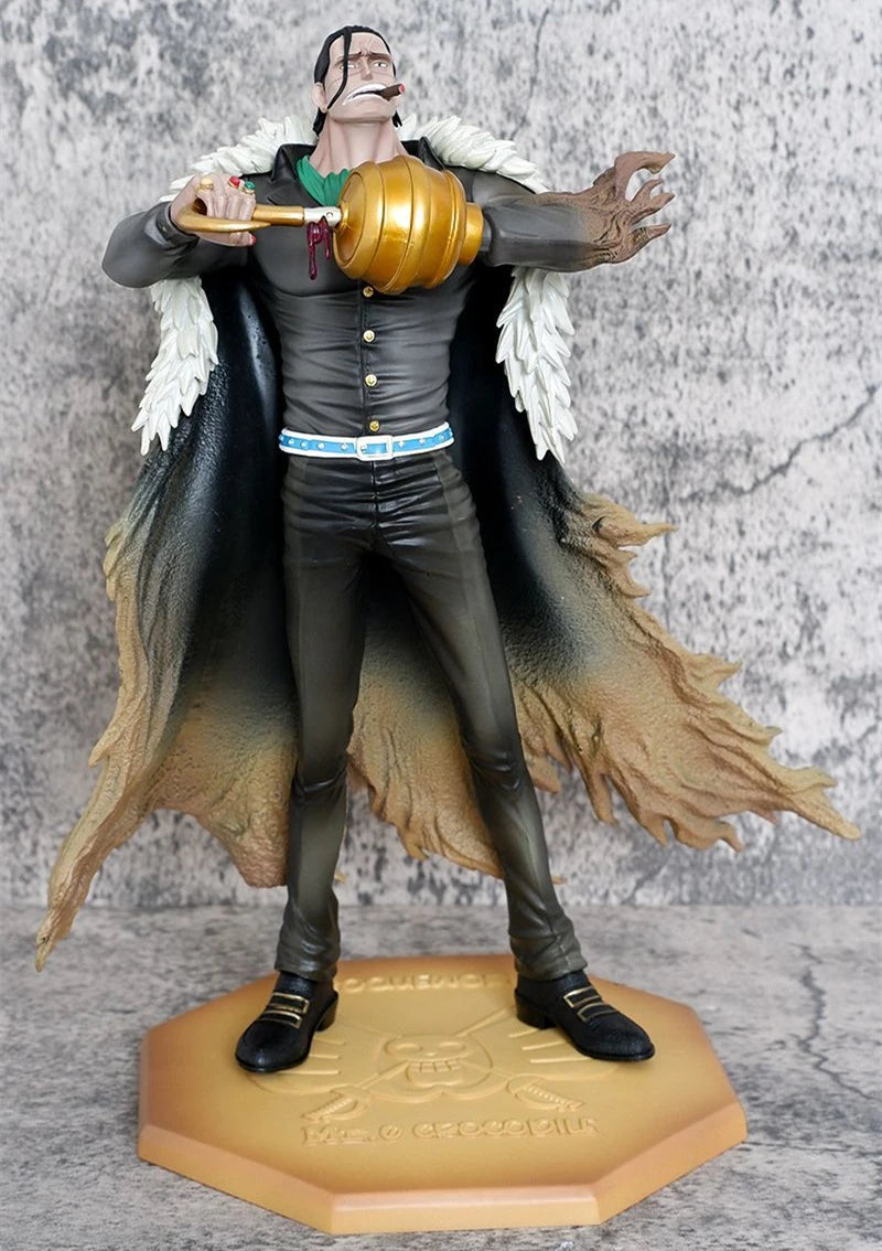 Anime One Piece Sir Crocodile Battle Ver. PVC Action Figure Statue Collectible Model Kids Toys Doll Gifts 29CM