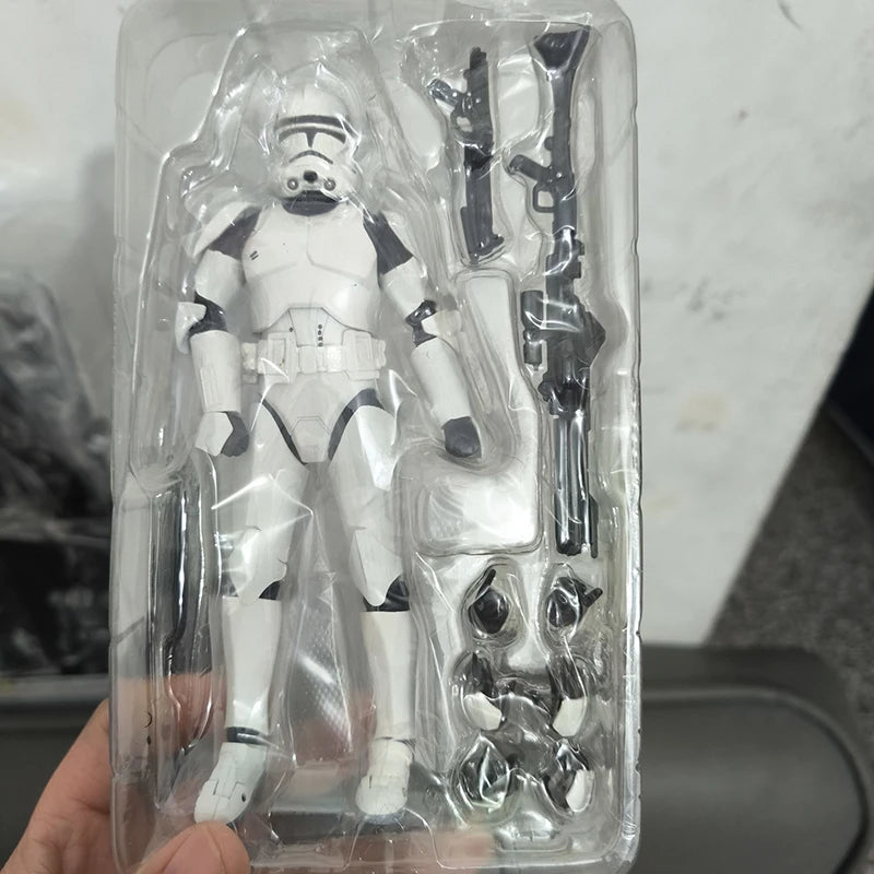 Star Wars Figure Darth Vader Dark Trooper Stormtrooper Action Figures Collection Model Toys Birthday Gift