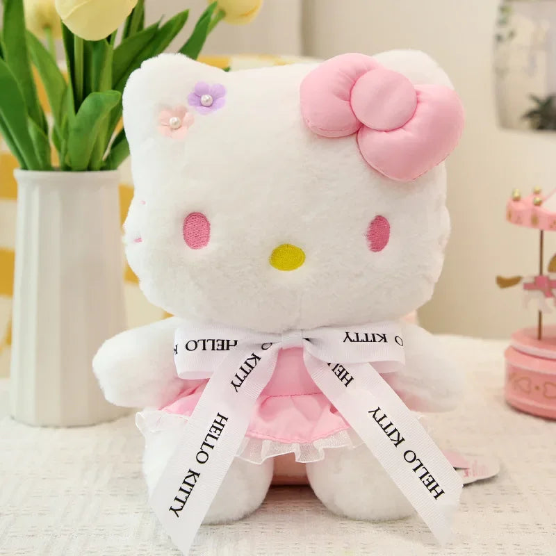 Sanrio Plushie Hello Kitty Plush Toy Sponge Bob Plush Stuffed Cute Cartoon Doll Pillow Anime Home Deco Birthday Christmas Gift