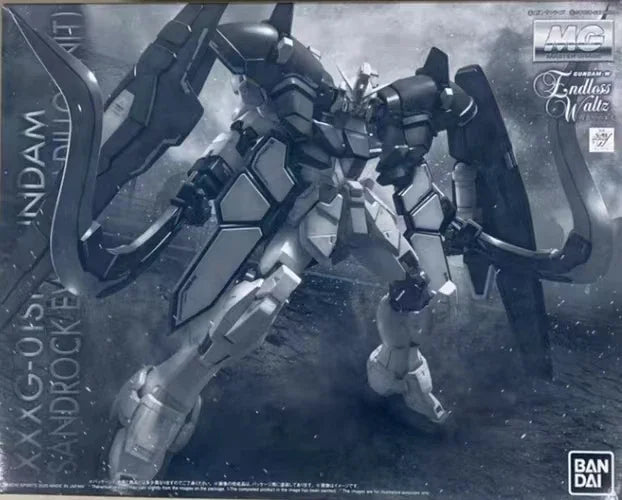 Bandai Original MODEL KIT GUNDAM MG  Gundam Sandrock Custom  1/100 Anime Action Figure Assembly Model Toys  Model Gifts For boys