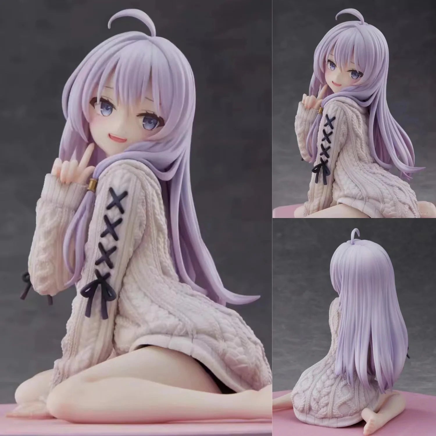 15cm The Journey Of Elaina Anime Figures Gk Model Elaina Sweater Doll Collect Models Action Figure Room Decor Friend Gift Toys