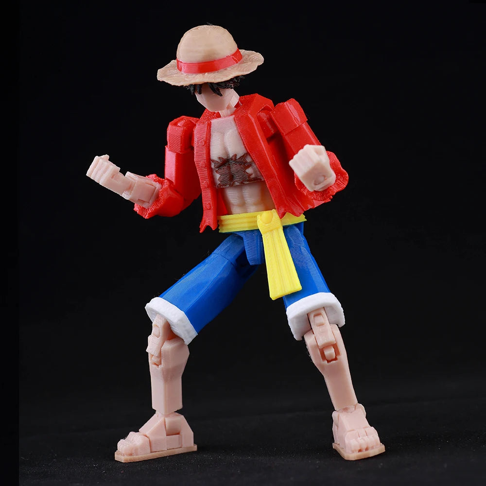 VIP-Dropshipping 9L3D Printed Anime Characters Lucky Dummy 13 Action Figures Multi-Jointed Movable Shapeshift Mannequin Toys