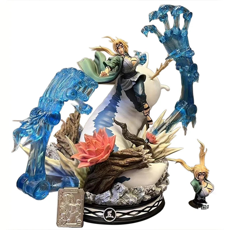 Clouds Studios Naruto Figurine Tsunade Fifth Hokage Statue Naruto Shippuden Anime Model GK Action Figure Collection Toy