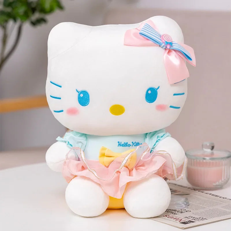 Sanrio Plushie Hello Kitty Plush Toy Sponge Bob Plush Stuffed Cute Cartoon Doll Pillow Anime Home Deco Birthday Christmas Gift
