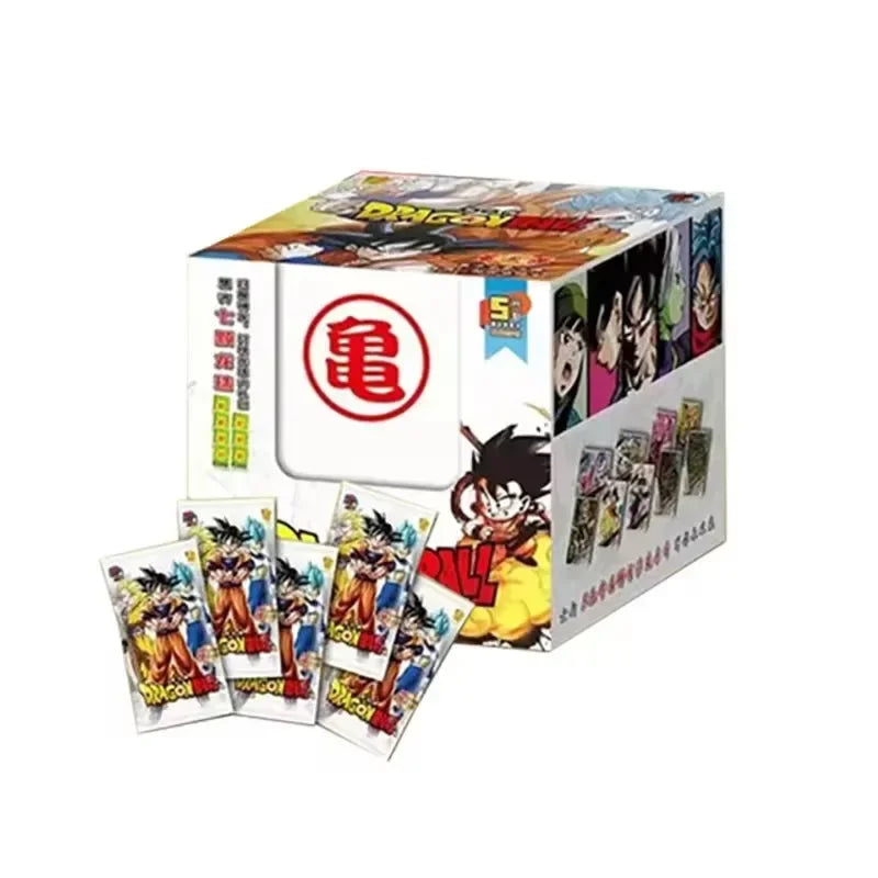 Dragon Ball Card Son Goku Saiyan Anime Figures Hero Collection Card SSP Flash Card Game Cards Table Toys Children Christmas Gift