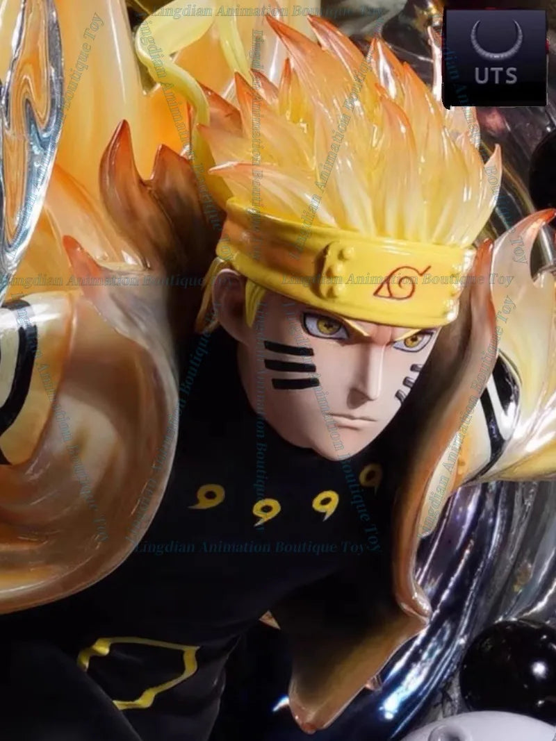 Naruto Six Paths and The Nine Tailed Beasts Naruto Figure Statue GK Animation Character Model Toy Collection
