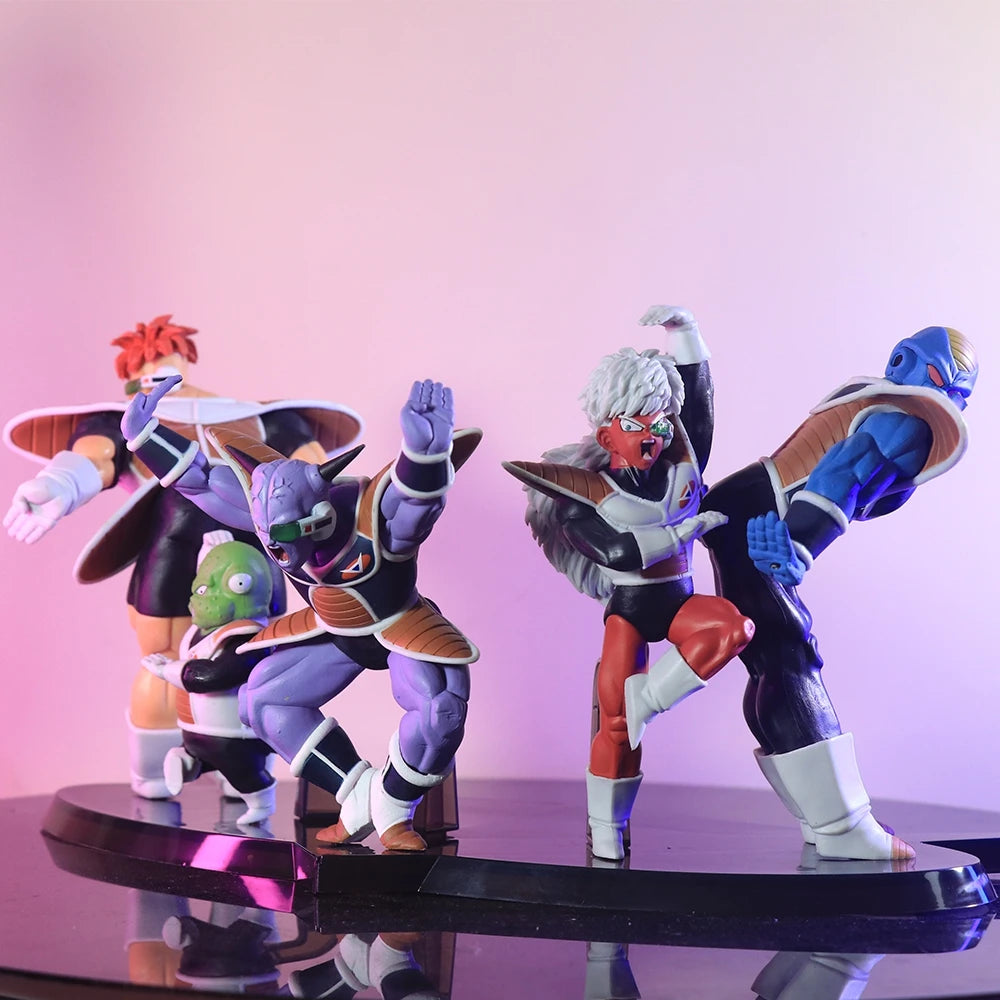 5pcs/Set Dragon Ball Z Ginyu Force Figure Anime Figurine Jeice Guldo Recoom Burter Action Figure Pvc Statue DBZ Fgure Model Toy.