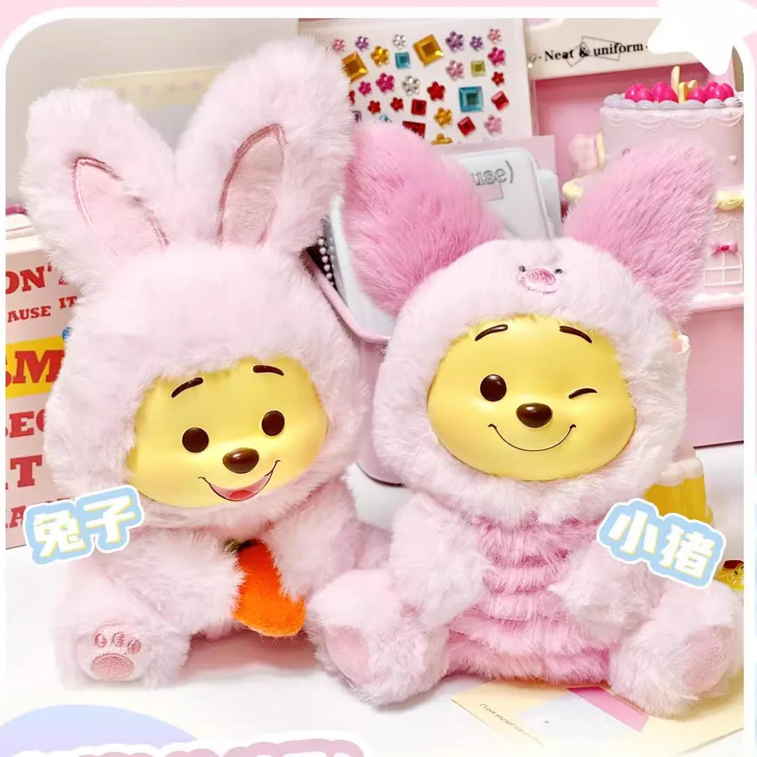 Miniso Disney Pooh Bear Pendant Blind Box Series Naughty Party Vinyl Children'S Toy Cute Model Birthday Gift Ornament Collect