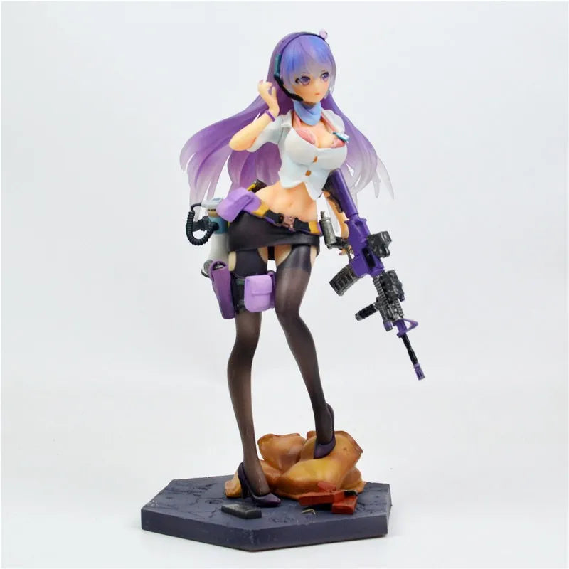 Anime After-School Battlefield Figures All-Rounder ELF Sexy Figurine Pvc Statue Model Doll Collectible Room Decoration Gift 21CM