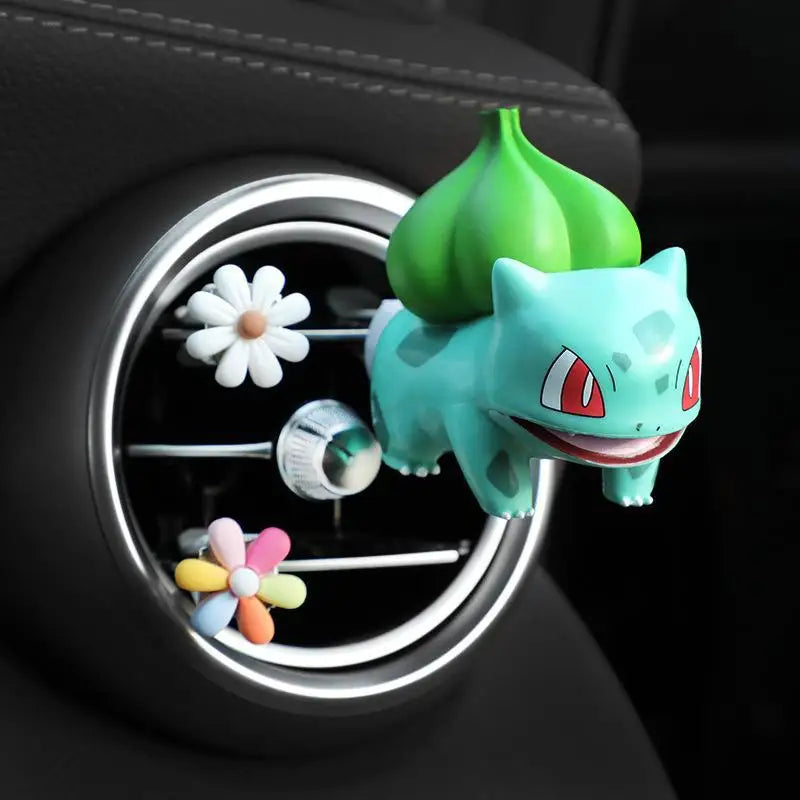 Anime Pokemon Cartoon Pikachu Psyduck Action Figures Car Air Outlet Perfume Clip Decor Auto Air Freshener Interior Accessories