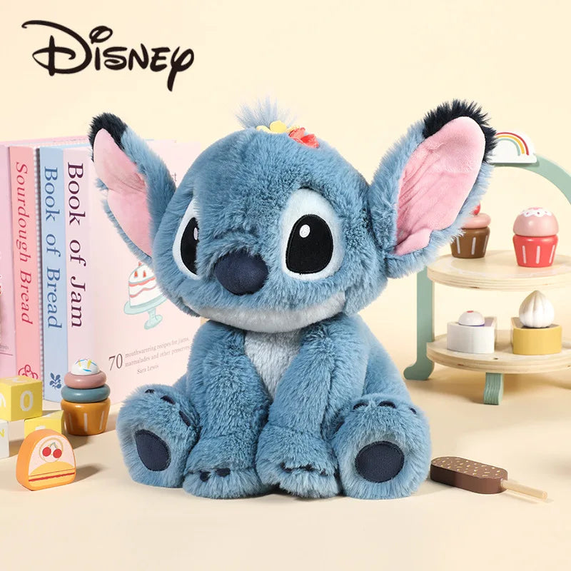 Disney Stitch Plush Toy Anime Doll keyring Cartoon & Cute Children's Toys Backpack Pendant valentines Gift