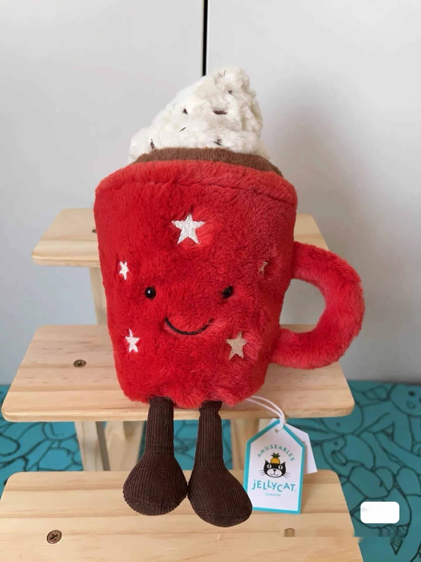 Jelly Cat Fun Christmas Series Chocolate Cocoa Cute Cream Cup Doll Children'S Soothing Toy Holiday Gift