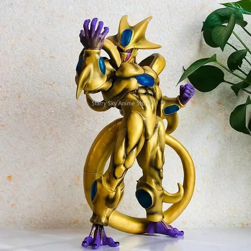 33cm Dragon Ball Z Anime Figures Gk Cooler Figurine Golden Coora Statue Pvc Action Figure Collectible Model Decoration Toys Gift