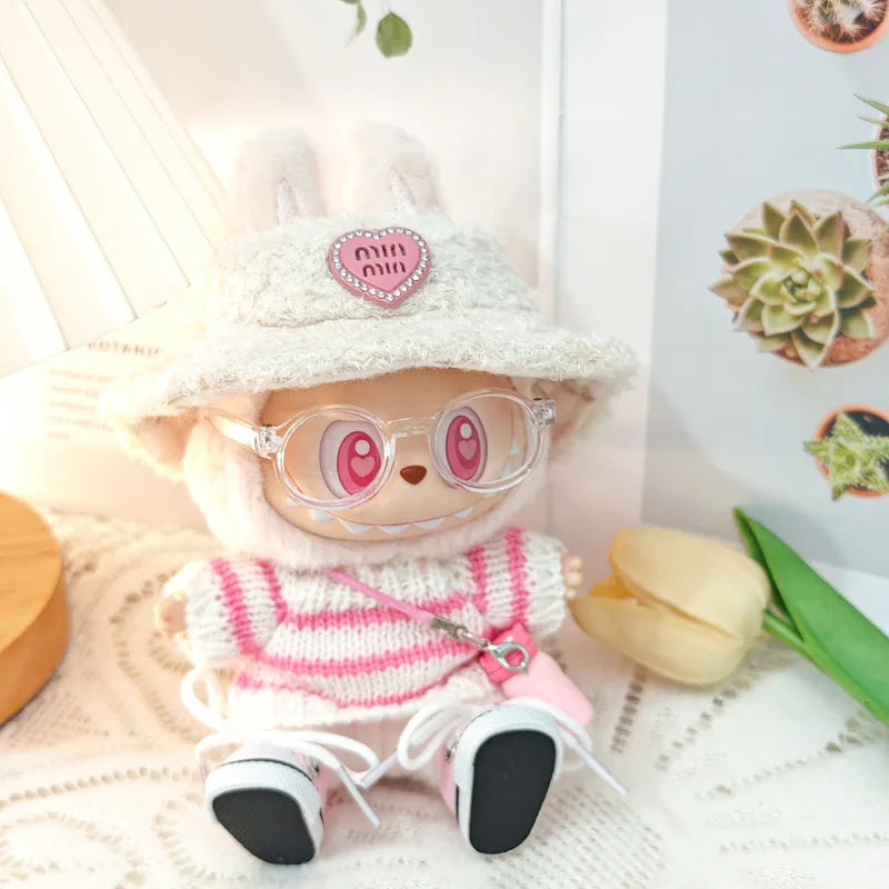 Labbubu Clothes Labubu Doll Accessories Kawaii Jewelry Cute Doll Ornament Christmas Gift Creative Labubu Keyring Kids Toys