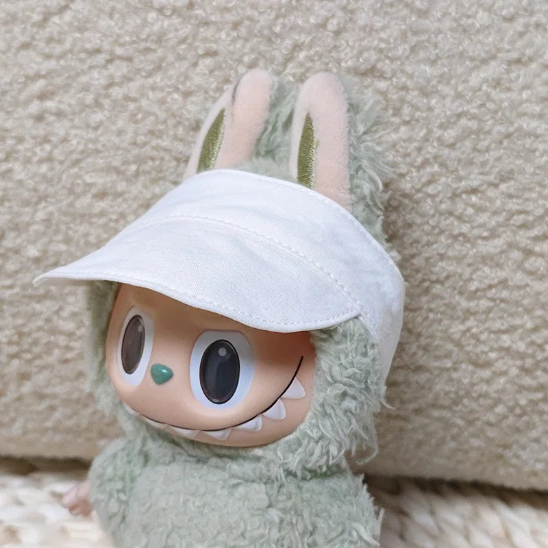 17cm Mini Plush Doll'S Clothes Outfit Accessories For Korea Kpop Exo Labubu Idol overalls pants set Macaron doll Clothing Gift