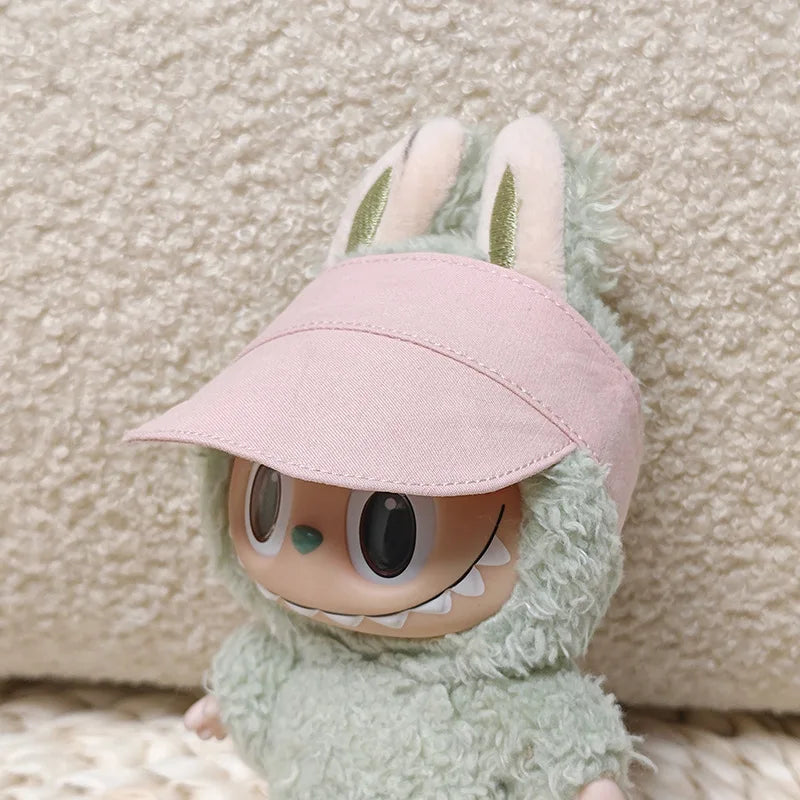 17cm Mini Plush Doll'S Clothes Outfit Accessories For Korea Kpop Exo Labubu Idol overalls pants set Macaron doll Clothing Gift
