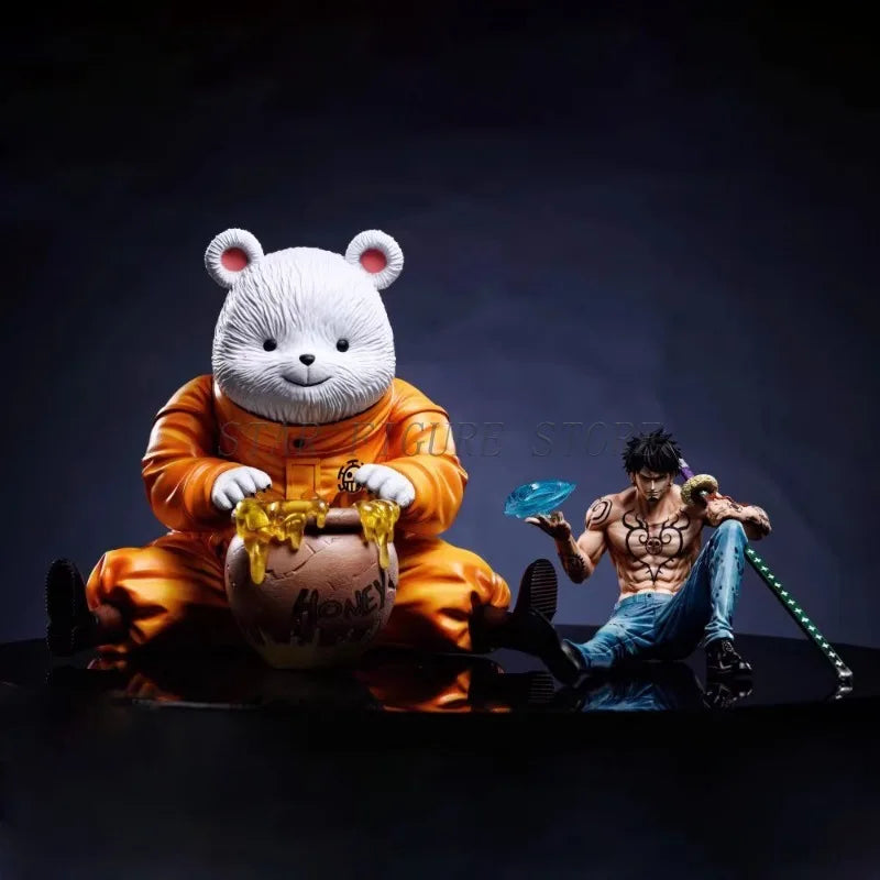 Gk Oka Shichibukai Bepo Action Figure Statue Desktop Decorations Doll Anime One Piece Toys Trafalgar D. Water Law Figures Model