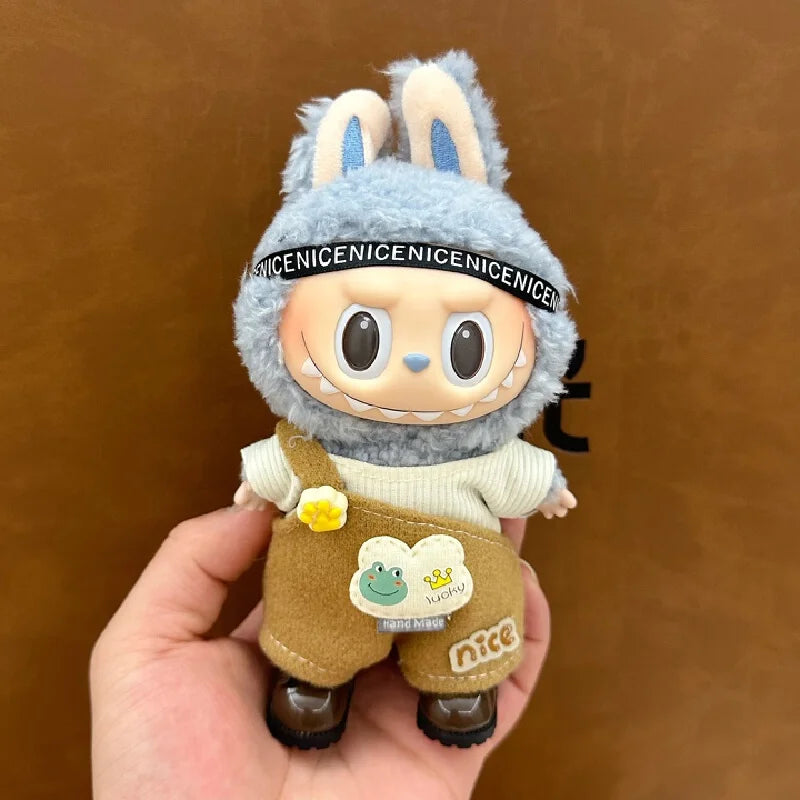 Labubu Baby Clothes 17cm Labubu Cloth Clothes Blind Box No Doll Skirt Set Cute Dress Changing Toys Cross border Wholesale