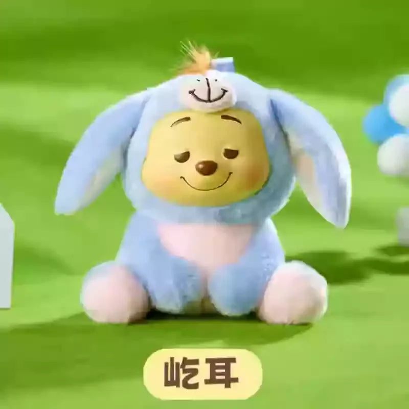 Miniso Disney Pooh Bear Pendant Blind Box Series Naughty Party Vinyl Children'S Toy Cute Model Birthday Gift Ornament Collect