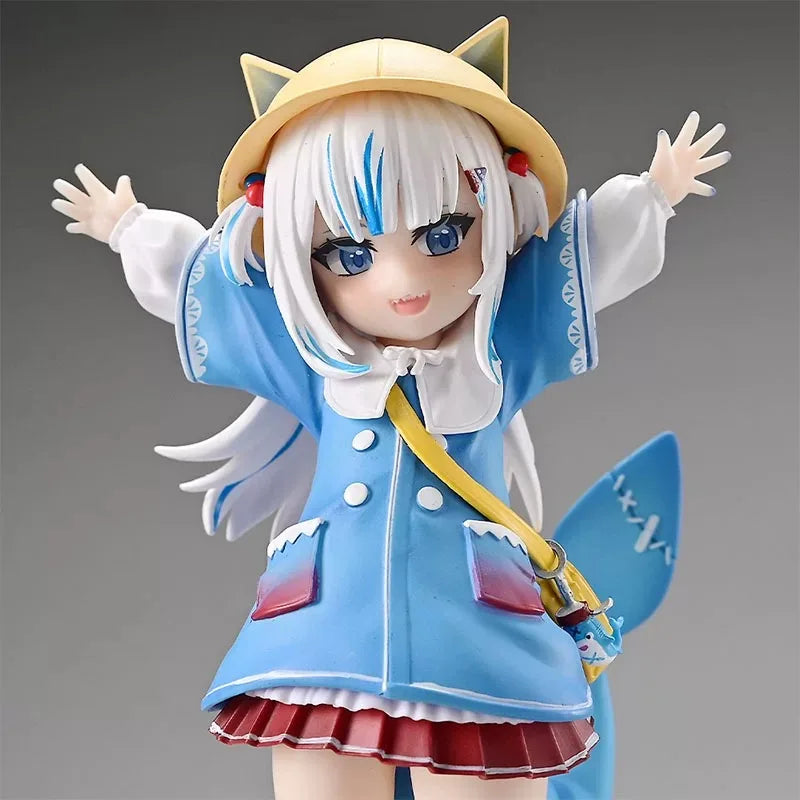 Anime Cute Shark Hololive Action Figure Gk Kawaii Gawr Gura Figure Kindergarten Ver Figurine PVC Collectible Peripheral Gifts