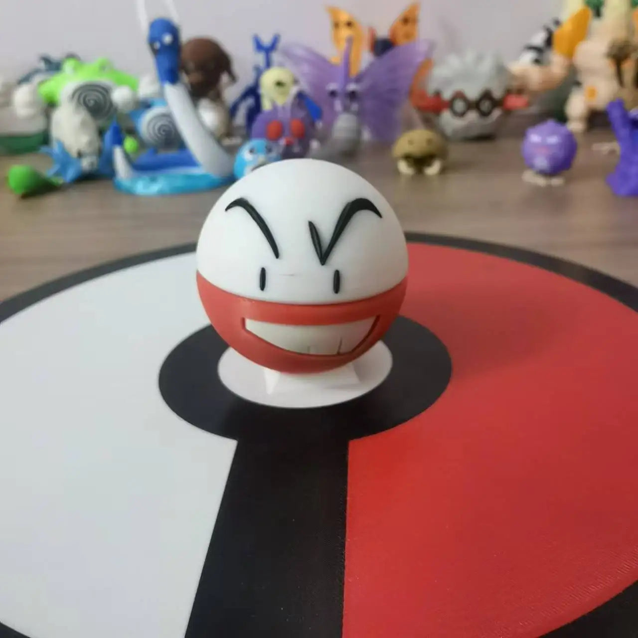 Pokemon Anime Figures Electrode Voltorb Proportion World 1:20 Diy 3d Printing Cute Cartoon Character Desktop Model kids toy Gift