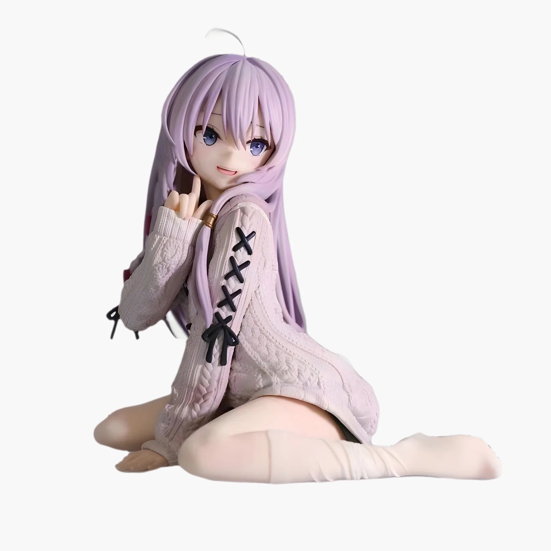 15cm The Journey Of Elaina Anime Figures Gk Model Elaina Sweater Doll Collect Models Action Figure Room Decor Friend Gift Toys