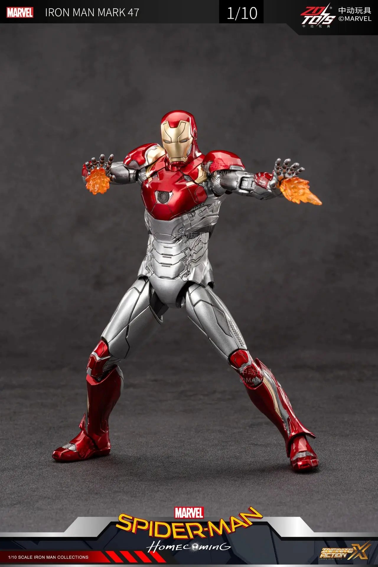 ZD Toys Iron Man Action Figure Mark 35 Red Snapper Iron Man MK 24 MK 22 MK 47 Tony Stark Ironman Figure Action Collect Toy Gift