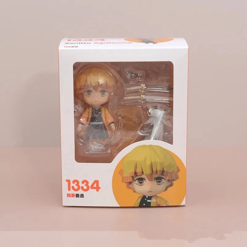 Demon Slayer Anime Action Figures - Inosuke #1361 Zenitsu #1334 PVC Toys Collectible Giyuu Kimetsu No Yaiba