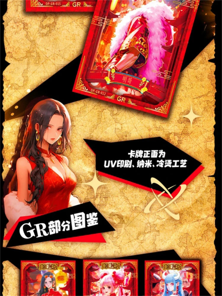 New One Piece Card Straw Hat Pirate Luffy Zoro Nami Classic Anime Character Collection Card Toys Gifts
