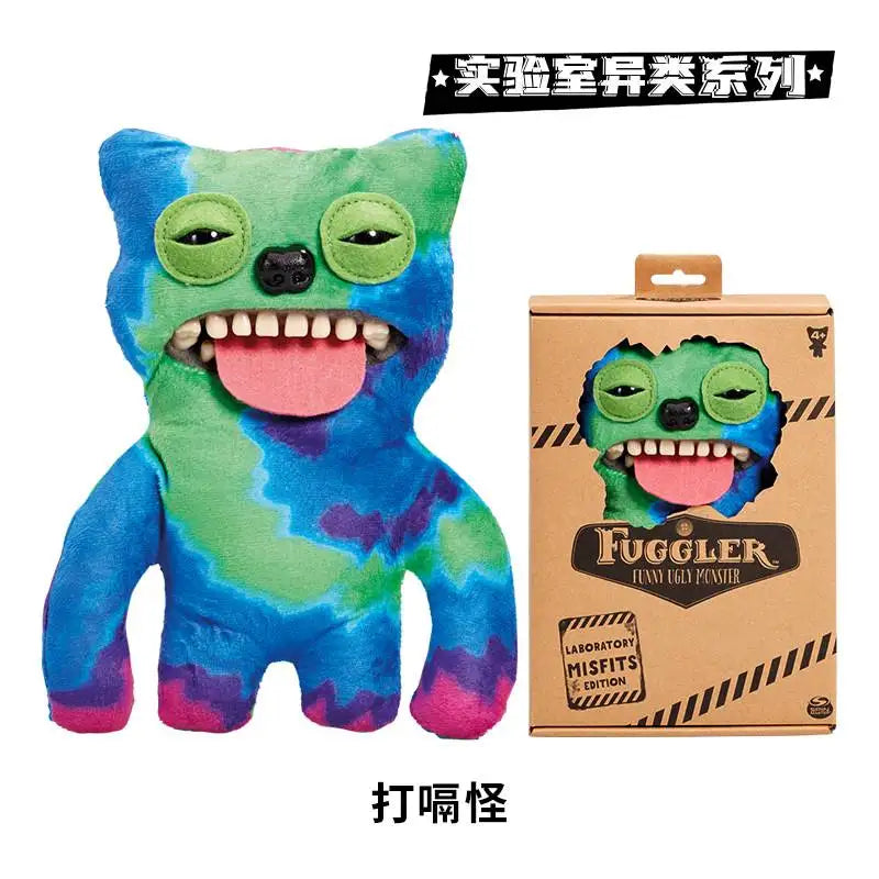 100%Original Fuggler Teeth Monster Laboratory Heterogeneity Series Plush Doll  Monster Funny Toy  Plushie Doll Birthday Gift