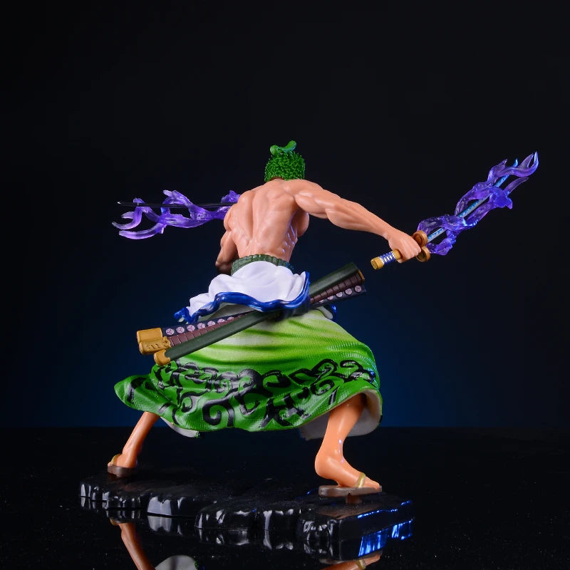 20cm One Piece Anime Figure GK Roronoa Zoro Action Figure PVC Collection Cartoon Model Doll Gift Toys Decoration