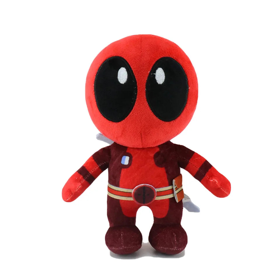 12-22cm Marvel Deadpool Plush Stuffed Toys Cartoon Comics Figures Soft Dolls Pendant Kids Birthday Gifts Kawaii Xmas Decor