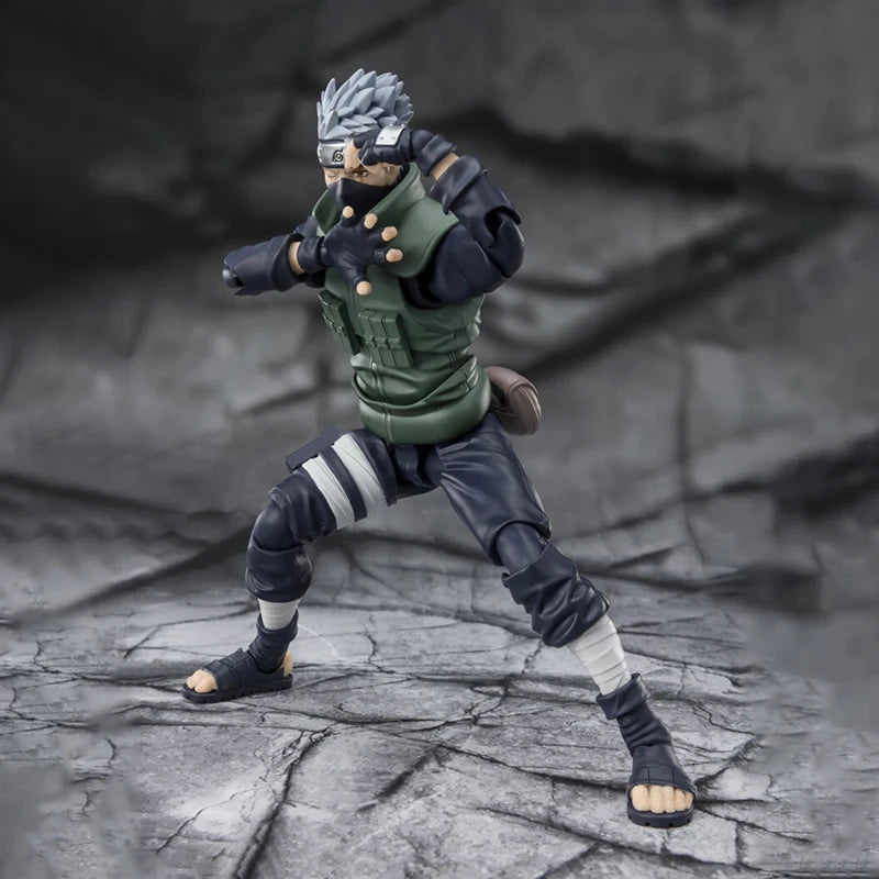 Shf Naruto Hatake Kakashi Action Figure PVC Collection Anime Naruto Shippuden Namikaze Minato Figurine Movable Model Toys Gifts