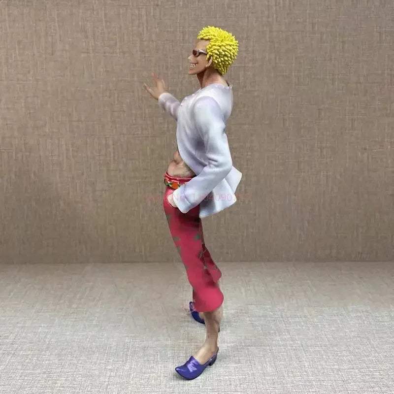 29cm One Piece Anime Figure Donquixote Doflamingo Action Figure Pvc Model Statue Doll Collection Decoration Ornaments Toys Gift