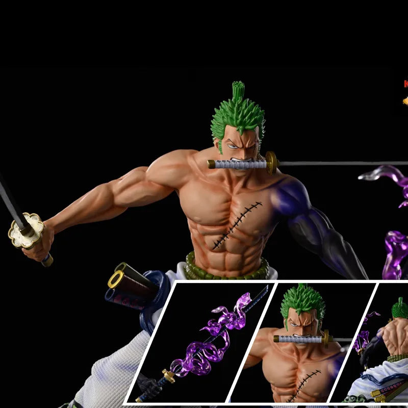 20cm One Piece Anime Figure GK Roronoa Zoro Action Figure PVC Collection Cartoon Model Doll Gift Toys Decoration