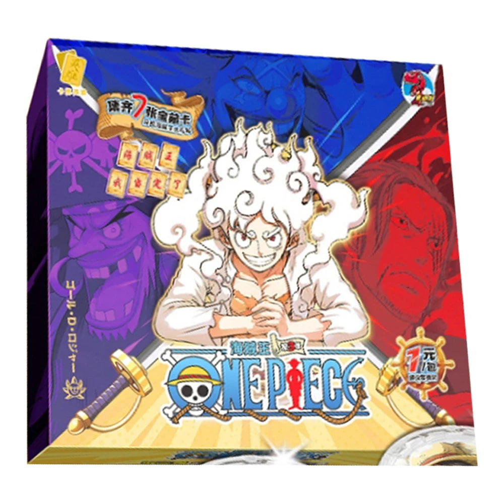 New One Piece Card Straw Hat Pirate Luffy Zoro Nami Classic Anime Character Collection Card Toys Gifts