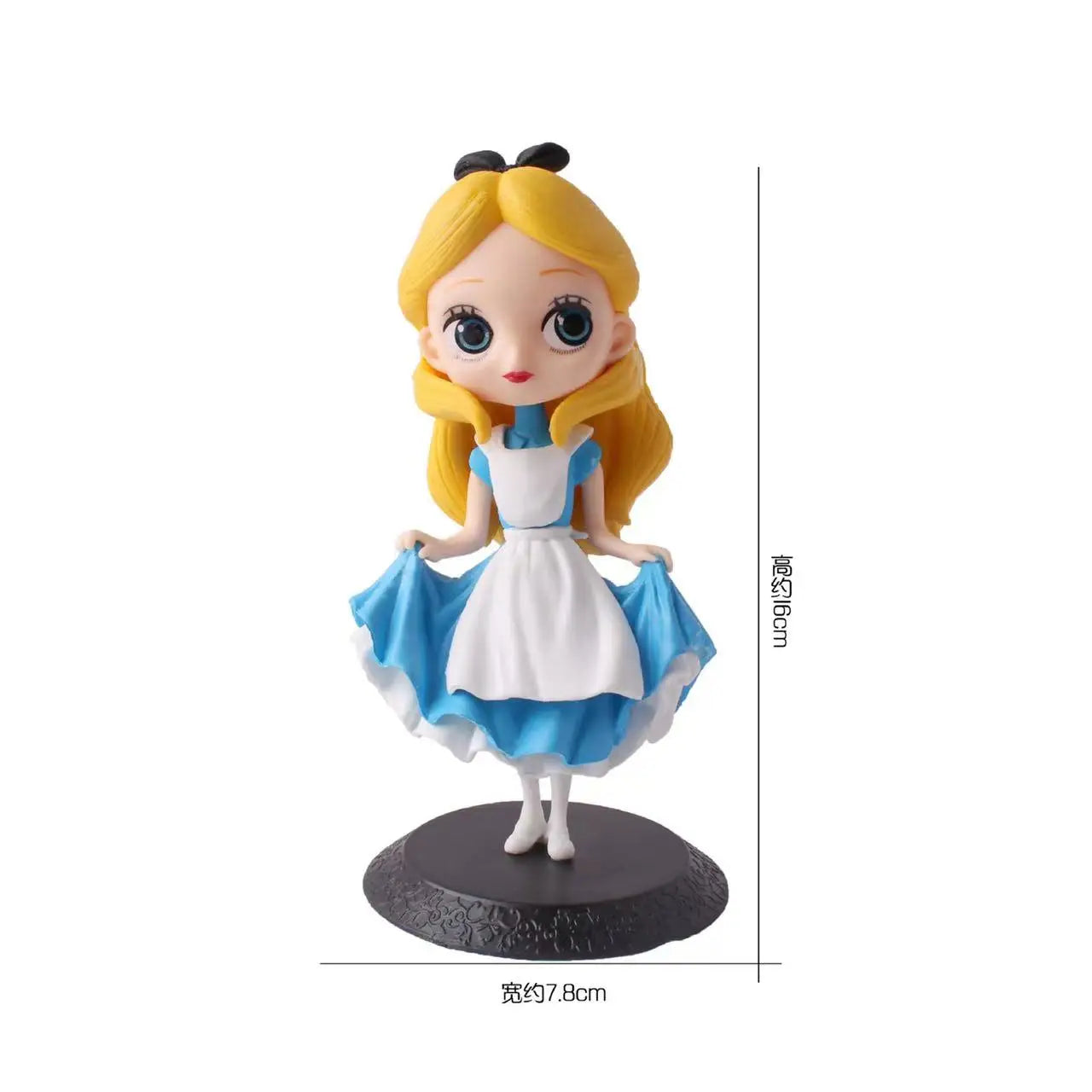 16cm Disney Alice in Wonderland Action Figure Anime Decoration PVC Collection Figurine Toy Model for kid girl gift