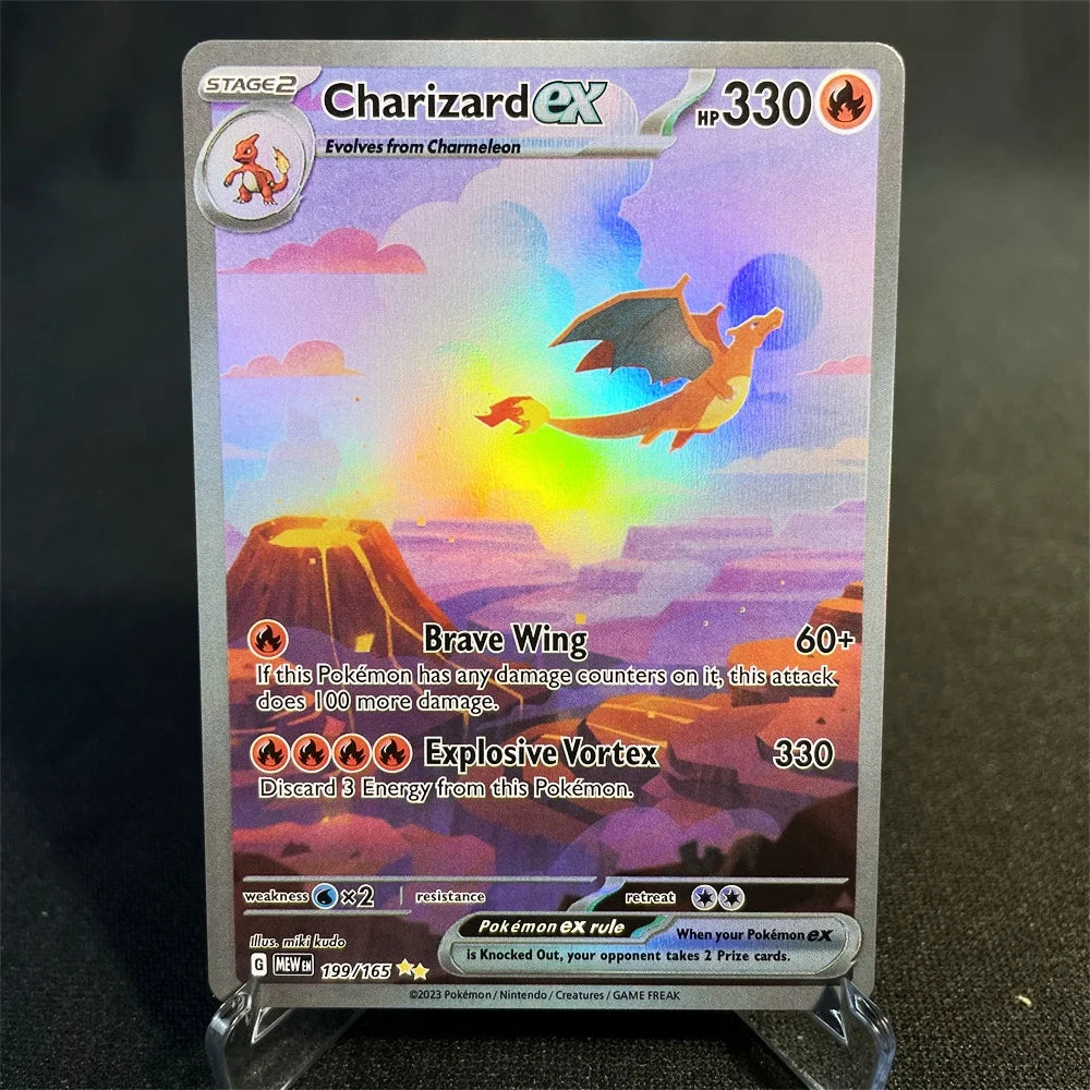 Pokémon Cards Holographic Card Sun & Moon Series Mewtwo Pikachu Paikou Serena Caitlin Collection Cards Toys Gifts Proxy Card