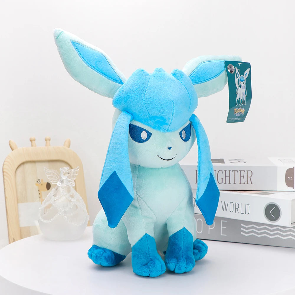 POKEMON Big Size Eevee Umbreon Sylveon Leafeon Espeon Glaceon Plush Toy Anime Stuff Doll Collection Kawaii Gift for Kid