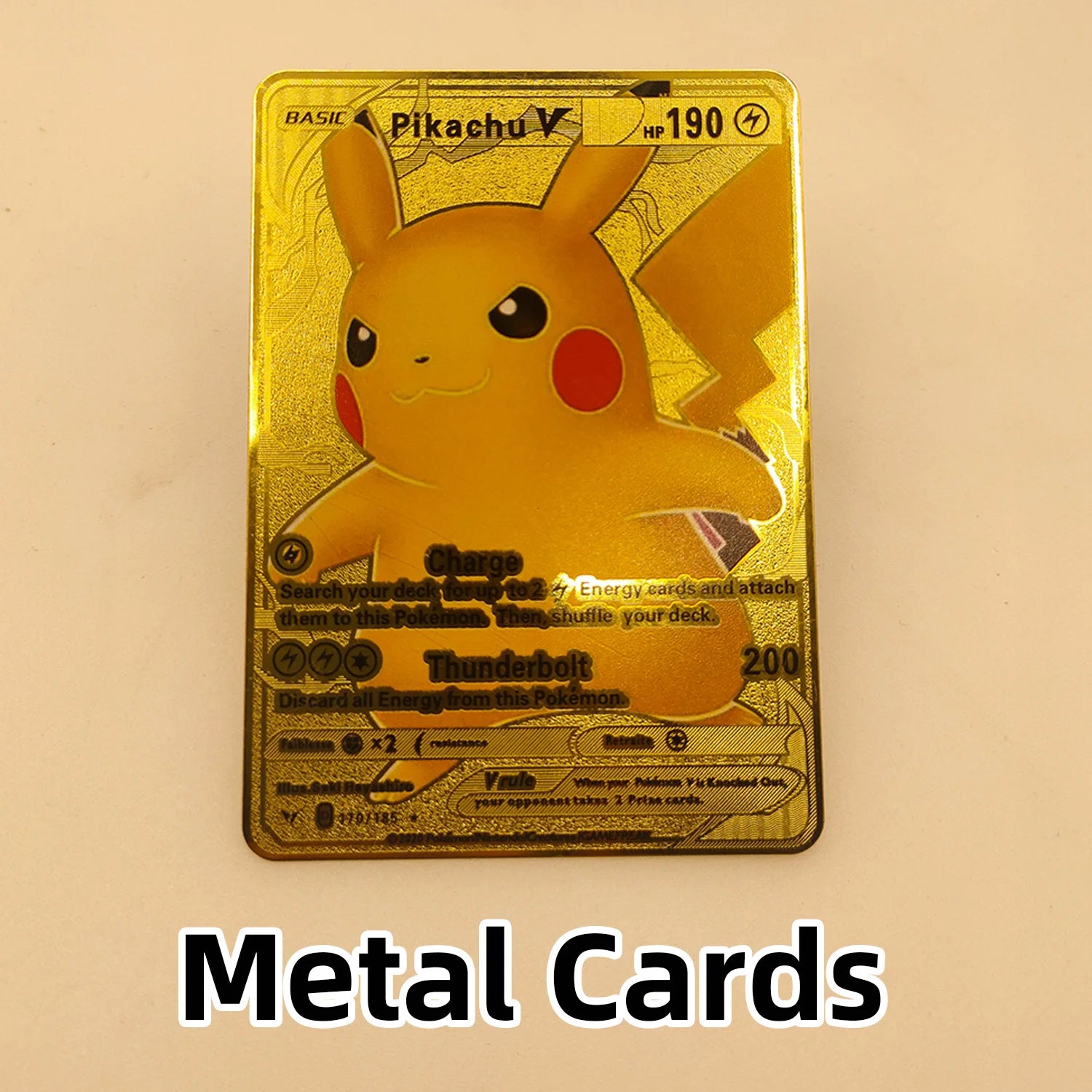 PTCG Metal Gold Cards Vstar Vmax EX GXBulbasaur Charmander Squirtle Meowth Jigglypuff Charizard Blastoise Kabutops Mewtwo