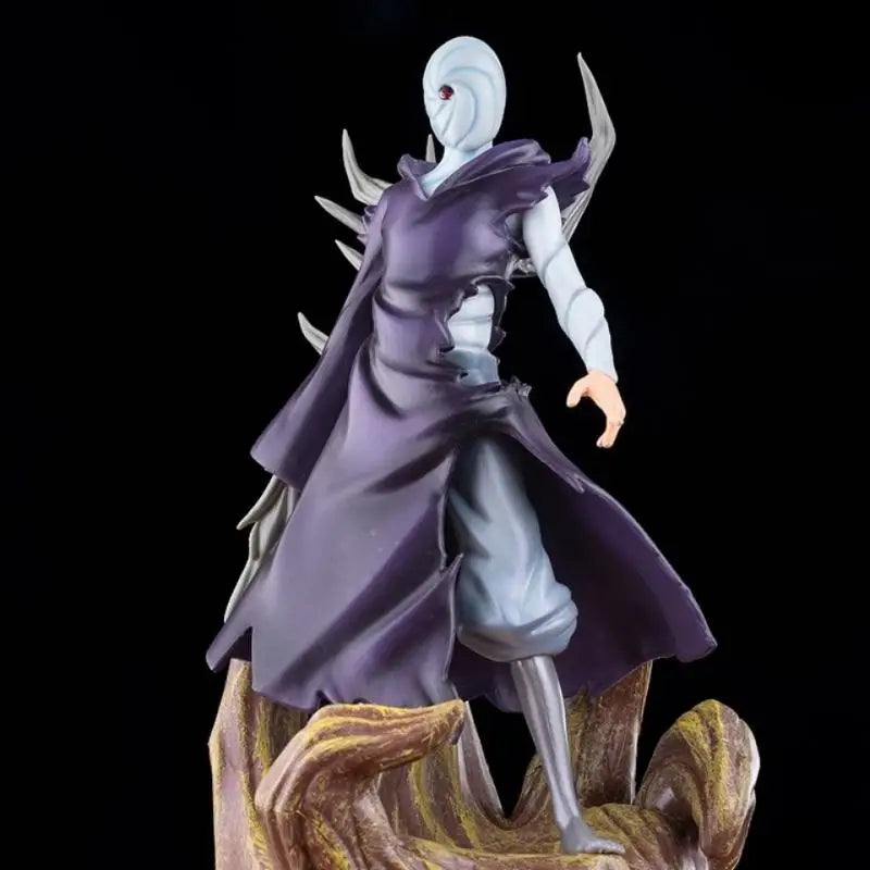 26Cm Naruto Anime Figure Uchiha Obito White Zetsu Form Standing Posture Pvc Action Figures Model Desktop Ornament Collectibles