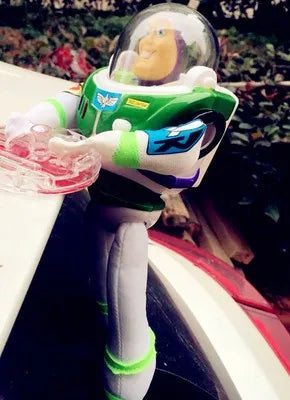 Toy Story Sherif Woody Buzz Lightyear Car Dolls Plush Toys Outside Hang Toy Cute Auto Accessories Car Decoration 25/35/45CM
