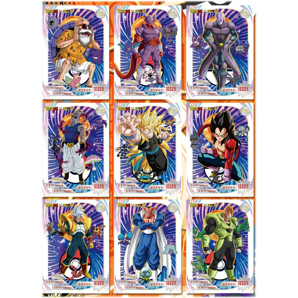 LuoKa Dragon Ball Card Fighting Rare Limited Edition Anime Slab Cards Dragon Ball Exchange Card Collection Toys Booster Box
