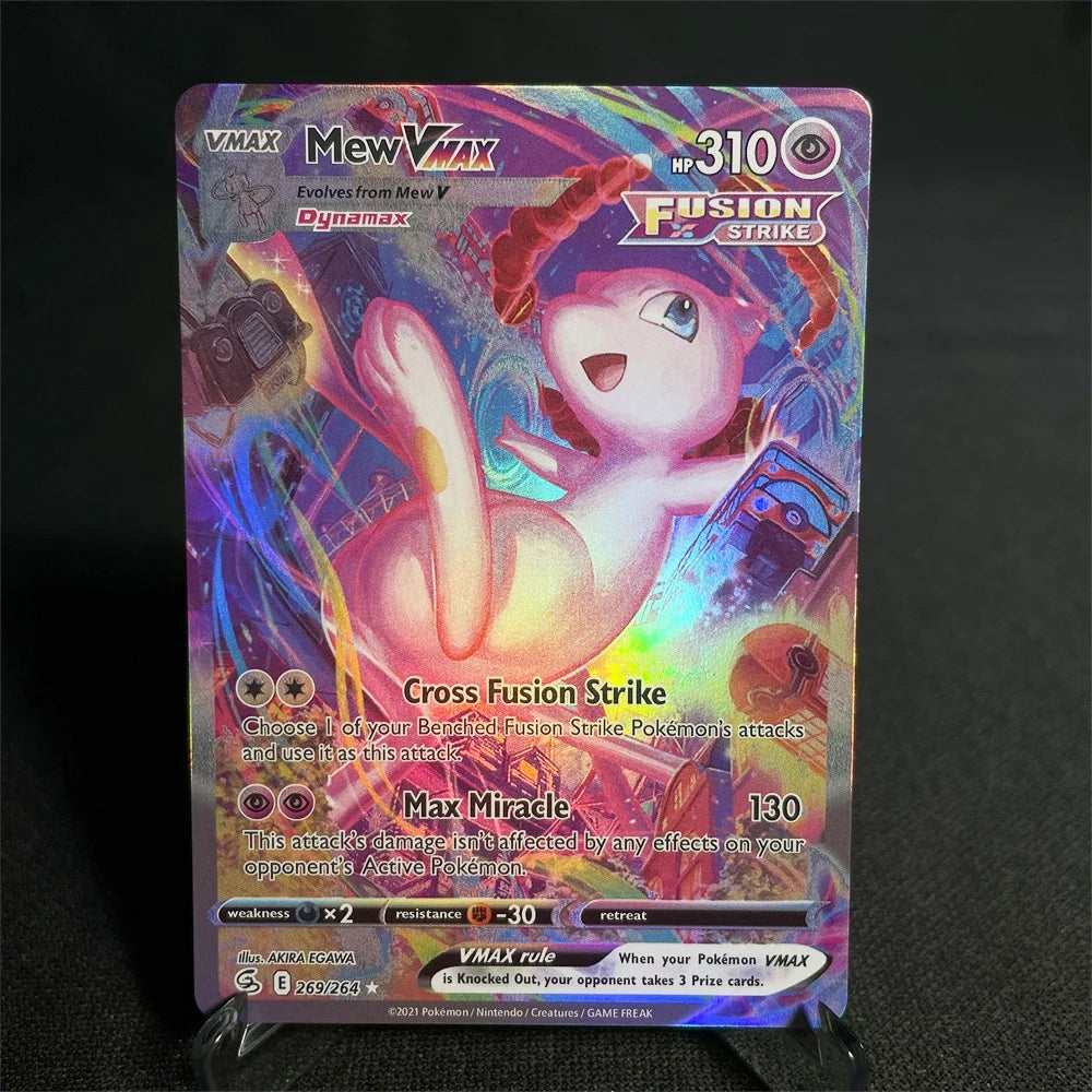 Pokemon Cards Holographic Sword & Shield Series Garchomp Genesect Duraludon Lilligant Evolution Collection Card Proxy Card