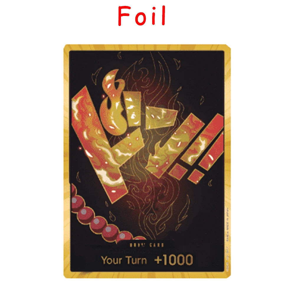 30Pcs/set One Piece TCG GOLD DON!! Collection Card The Best PRB-01 Foil English SUPER PARALLEL FOIL NM Refraction Flash Gifts